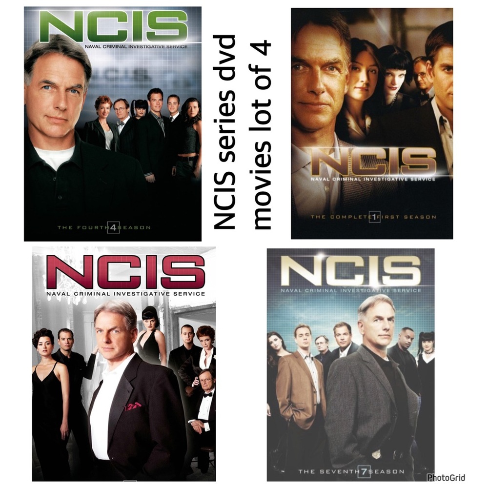 Lot of 4 DVD movies NCIS seasons 1, 3, 4 & 7